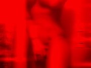 POV shower big tit milf with fat ass spreads and plays with ass pussy 3/16