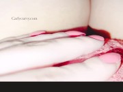 A thong and panties tease! Then showing my pussy!  1/16