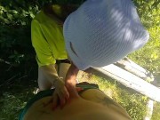 СЕКС С ПОДРУГОЙ НА ПРИРОДЕ ПРИ ПОГОДЕ В ЛЕСУ 4/16