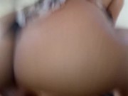 jumped on cuckold's dick watching porno destroying my pussy until i cum🐂🍌🍑💦💦 11/16