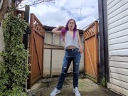 Nerdy Faery Ripped Jeans Wetting Compilation 10/16