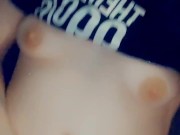 Tasting my pretty wet pussy  12/16