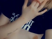 Tasting my pretty wet pussy  13/16