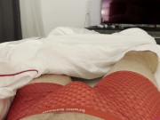 PORNHUB model hotly sucks a fan's cock, but it was just a dream. Or not? 16/16