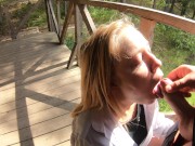 Couple was Caught by a passer-by and Asked her to Film their Public Oral Sex 14/16