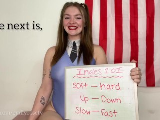 JOI with Spanish Milf teacher