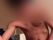 【素人個人撮影】言葉責め公開オナニー年下大学生に虐められるM男　 - Screenshot 7 of 16 - Beautiful Girl