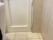 Absolutely stunning asian cock pissing so good in a public washroom with a hard on at the end 16/16