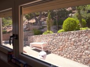 Threesome With Blonde MILF In Mask! They Both Jumping Hard On My Cock 4K 1/16