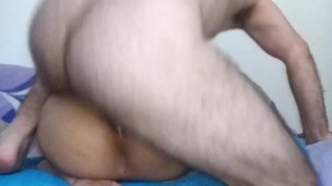 I love to feel that juicy dick popping his balls in my ass, you naughty horse, eat me