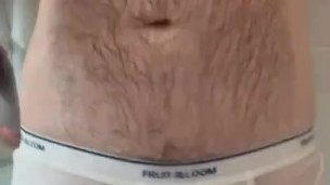 Hairy Dad Bod Wet Tighty Whities Shower Show