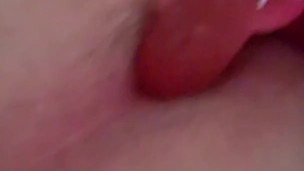 Jackoff with dildo up my ass