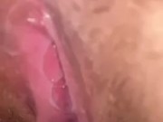 Hotwife gets filled with second load and let’s it all drip out 10/16