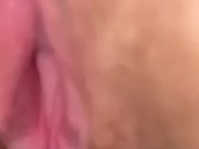 Hotwife gets filled with second load and let’s it all drip out 7/16