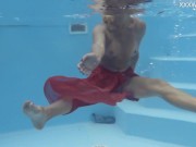 Russian gorgeous beauty horny in the pool 10/16