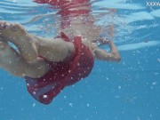 Russian gorgeous beauty horny in the pool 2/16