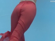 Russian gorgeous beauty horny in the pool 7/16