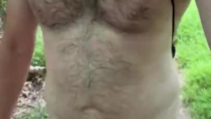 Hairy Dad Bod Hiking Nude in the State Park… Hope I Don’t Get Caught!