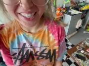 OnlyFans girl sucks my dick during interview!!! 3/16