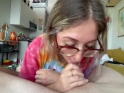 OnlyFans girl sucks my dick during interview!!! 8/16