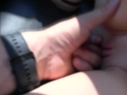 Fingering schoolgirls pussy in my car 7/16