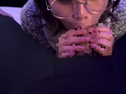 後輩の女子大生がおでかけ前にフェラと口内射精させてくれました♡ 2/16