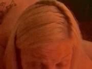 Hot blonde with pretty eyes deep throats Big Cock!!! Great eye contact!!! 8/16