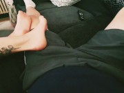 Step Sis Plays With My Cock 