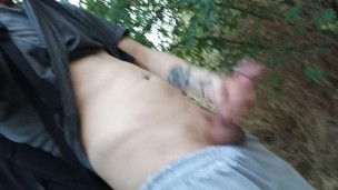 Masturbation in the forest - Roman Gisych