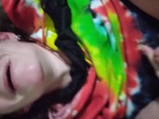 Daddy fat cock makes me gag from deep throating till he cums 16/16