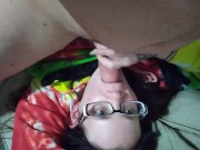 Daddy fat cock makes me gag from deep throating till he cums 3/16