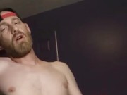 Horny guy gets turned on stroking his cock for PH 11/16