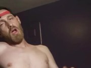 Horny guy gets turned on stroking his cock for PH 16/16