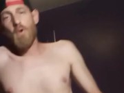 Horny guy gets turned on stroking his cock for PH 4/16