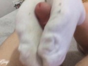 Close Sounds, Footjob By Sexy Blonde ❤️ | Miley Grey 2/16