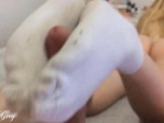 Close Sounds, Footjob By Sexy Blonde ❤️ | Miley Grey 8/16