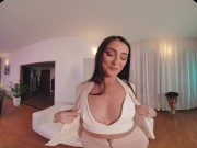 Busty brunette wants a quick fuck before she goes to work in VR 2/16