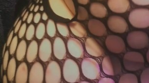 Fat mommy milkers in fishnet bodysuit 