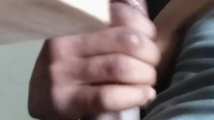 Morning nut explosion. Straight top cumshot 