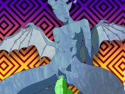 MONSTER GIRL RIDING GREEN DILDO LOOP ANIME - Screenshot 15 of 16 - Riding