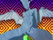 MONSTER GIRL RIDING GREEN DILDO LOOP ANIME - Screenshot 4 of 16 - Dildo