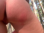 Giving my horny girlfriend a creampie in public. REAL OUTDOOR SEX - ALEXA PEACH 2/16