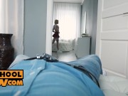 POV - Saucy schoolgirl Katrin Tequila loves your big cock in her ass 1/16