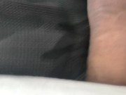 アパートの階段の直前でこっそりチンポ出して、部屋に入ってからしまいました。ちょっとドキドキしました。