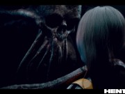 Asian chic explodes with a ton of cum after fuck wish a monster 4/16