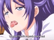 Big Boobs Librarian Fucks the Assistant Man with her Big Ass Until Cumming | Hentai 13/16