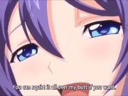 Big Boobs Librarian Fucks the Assistant Man with her Big Ass Until Cumming | Hentai 7/16