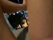I Sneak Off On The Balcony To Finger My Pussy.. (Public Masterbating) 3/16