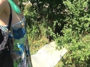 Female masturbation and orgasm in the real public place 11/16