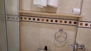 Watching Roxy in the Shower - Voyeur Shower Show